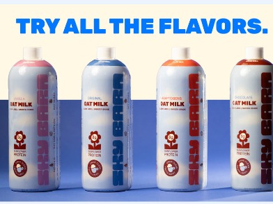 Sky Barn: Oat milk that reads like a brand, not a beverage.